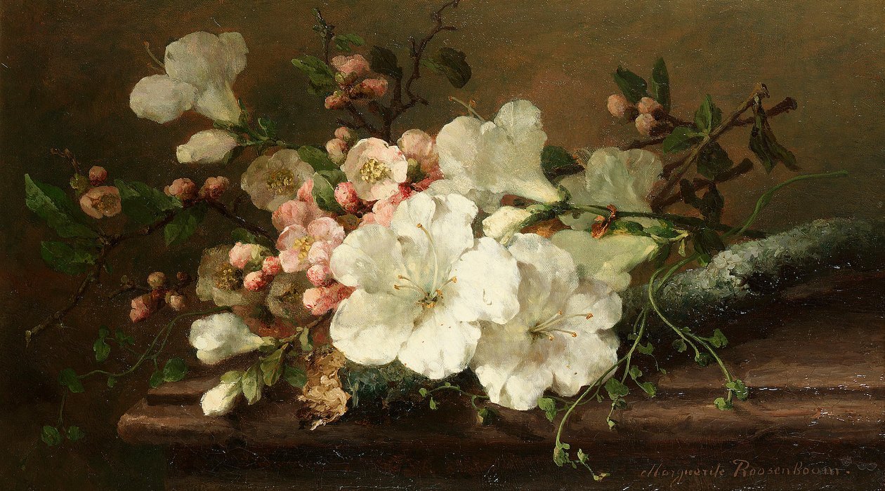 Margaretha Roosenboom - Zátiší s květem od Margaretha Roosenboom