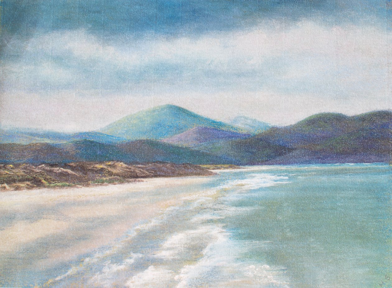 Jižní Irsko, 1998 (pastel) od Margo Starkey