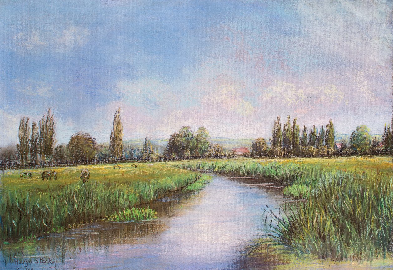 The Moor, Cookham, 2000 (pastel) od Margo Starkey