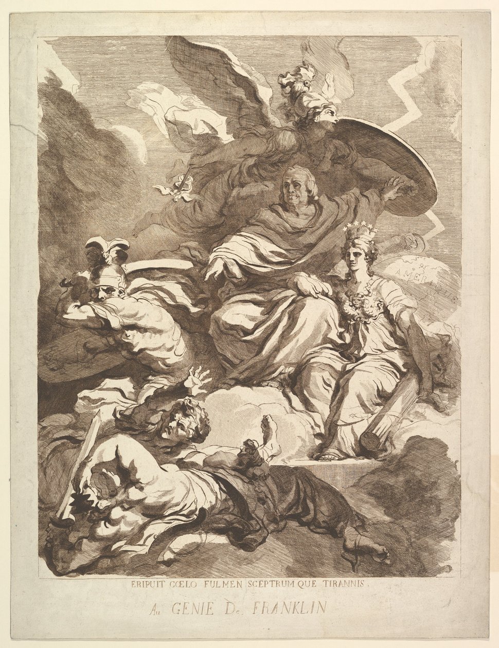 Géniovi Franklina, 1779. od Marguerite Gerard