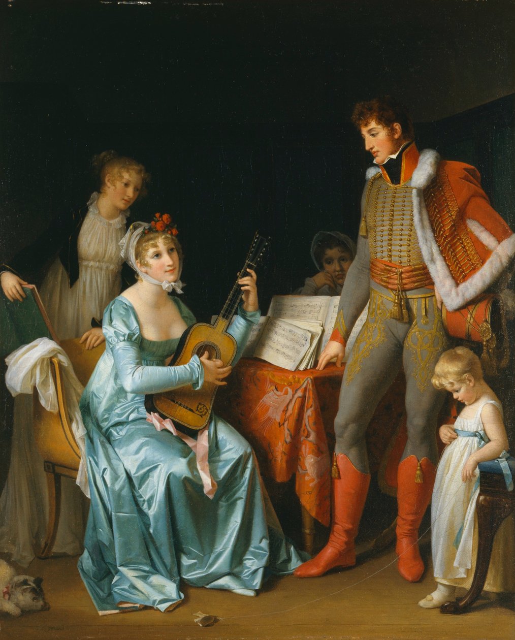 Francouzština:  Le Hussard en Famille Husar a jeho rodina od Marguerite Gerard
