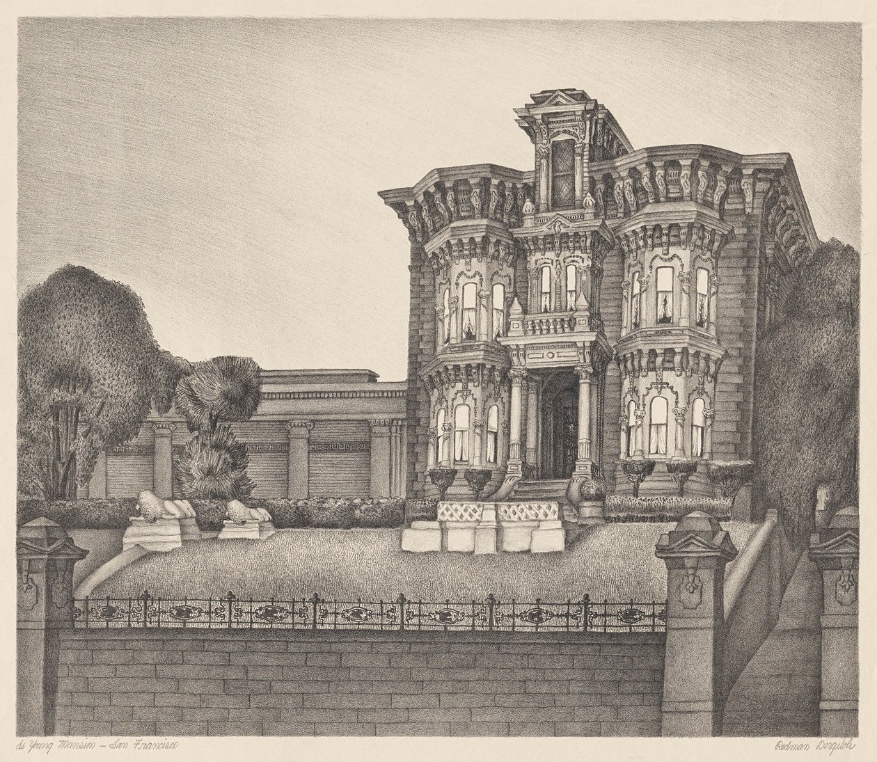 M.H. of Young Mansion, San Francisco od Marguerite Redman Dorgeloh