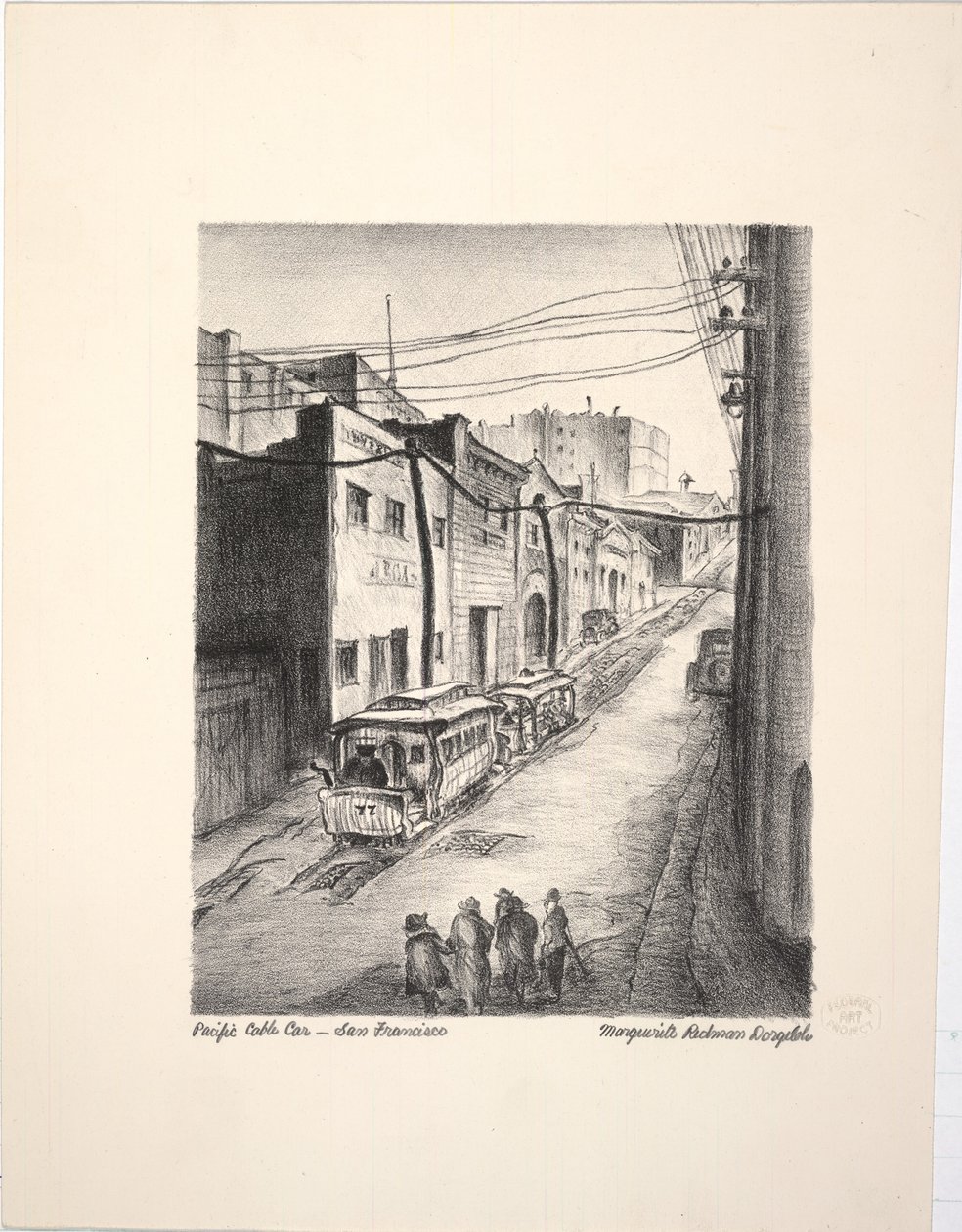 Tichomořská lanová dráha - San Francisco od Marguerite Redman Dorgeloh