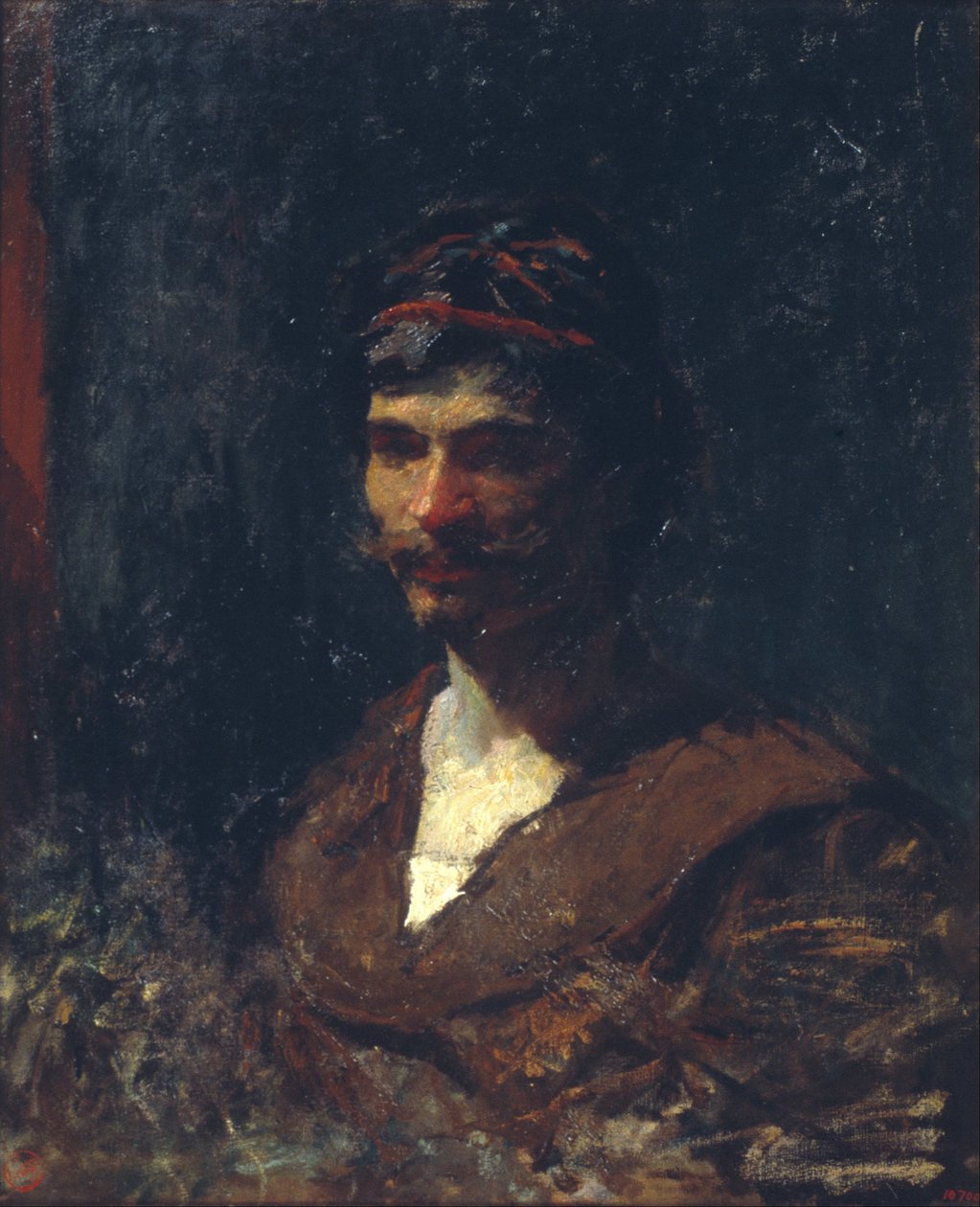 Busta muže. Alegorie Bacchus od Marià Fortuny