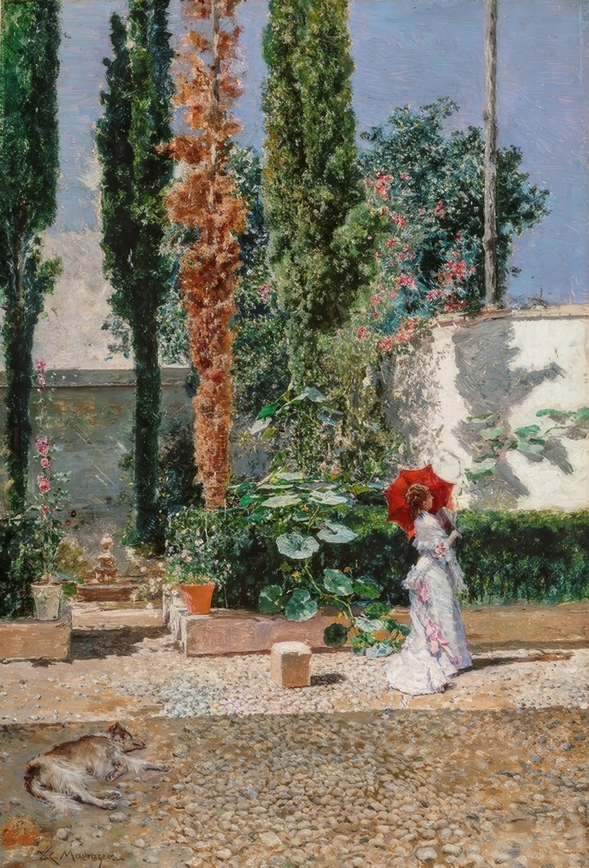 Zahrada rezidence Fortuny od Marià Fortuny
