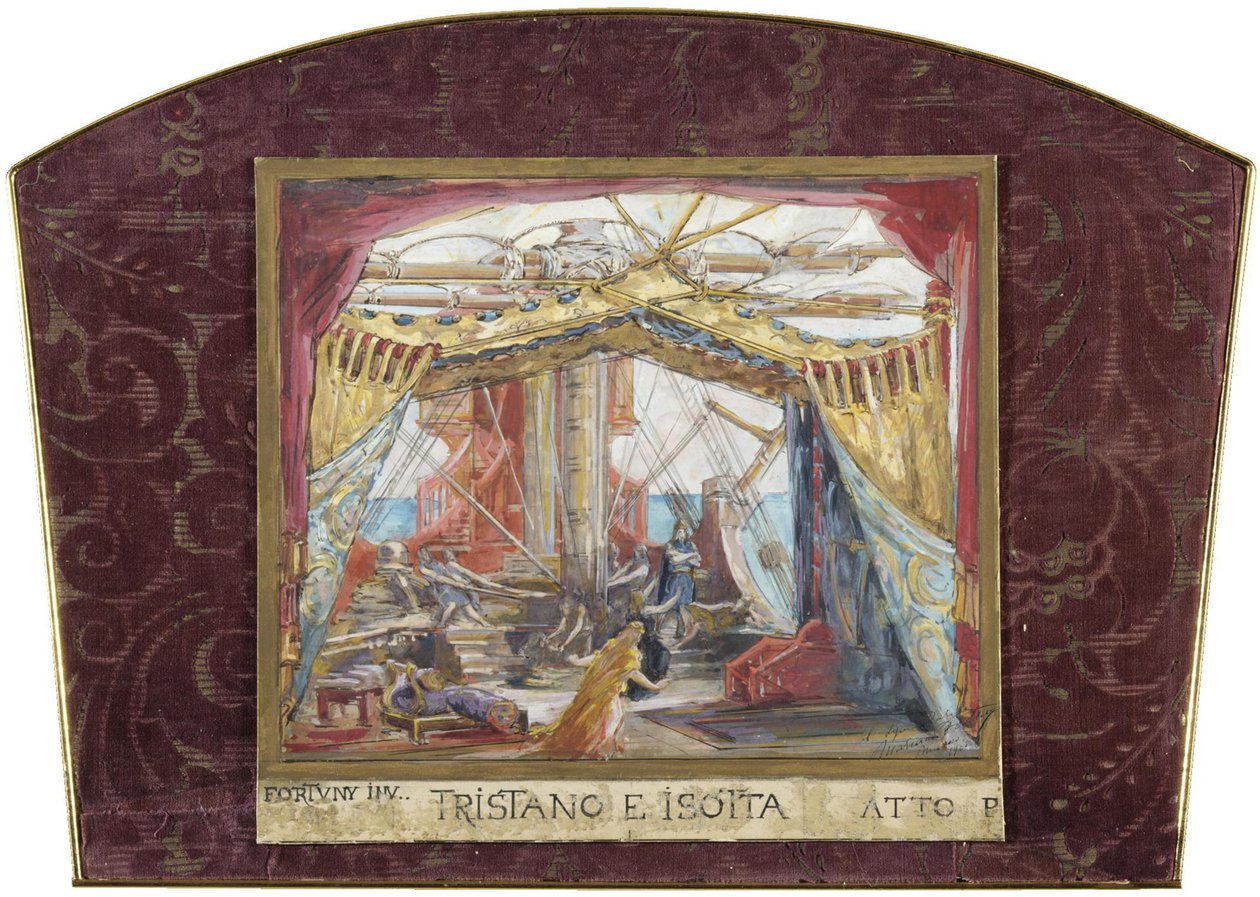 Scénografie k opeře Tristan a Isolda R. Wagnera od Marià Fortuny