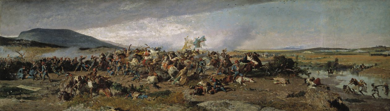 Bitva u Wad-Ras, 1863 od Marià Fortuny