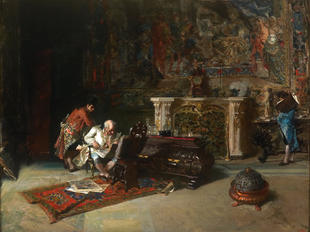 Sběratel tisku od Marià Fortuny