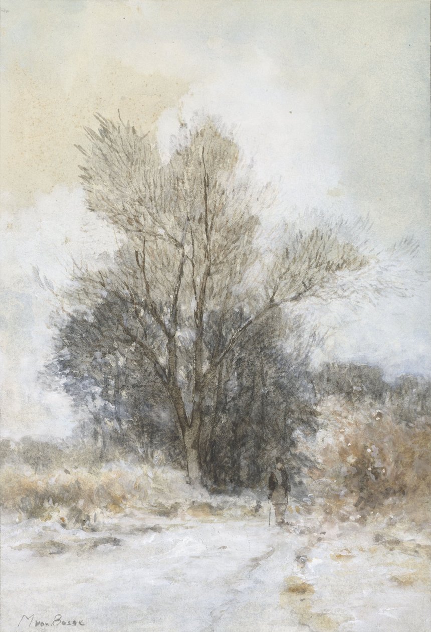 Walker ve sněhu od Maria Bilders van Bosse