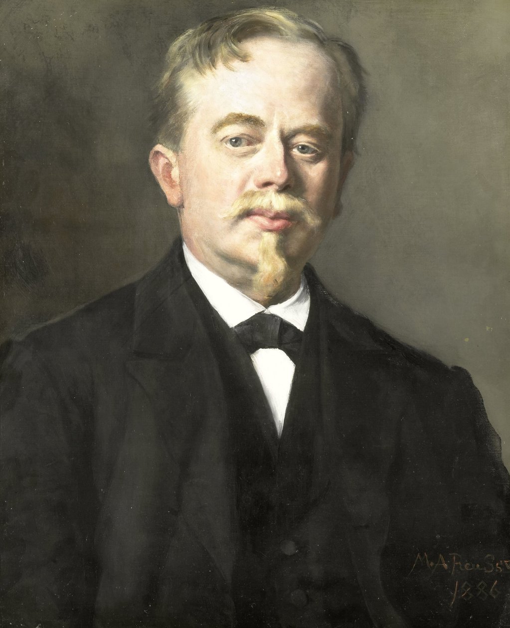 Portrét Augusta Allebé (1838-1927) od Maria Alexandrina Reuss (prinses van Saxen Weimar Eisenbach)
