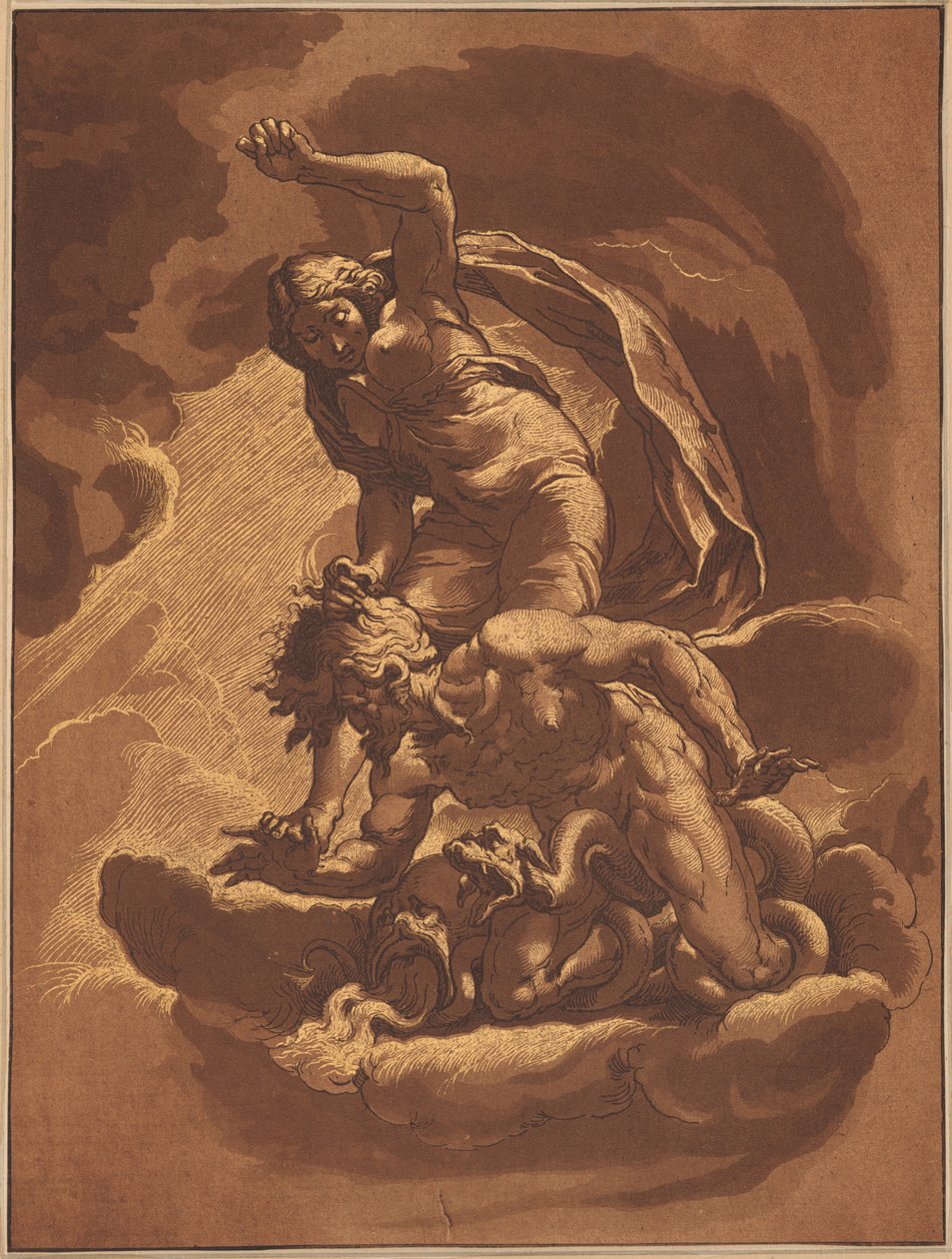 Triumf pravdy nad závistí od Maria Catharina Prestel after Jacopo Ligozzi