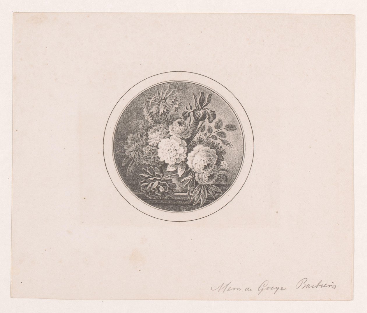Květiny ve váze od Maria Geertruida de Goeje Barbiers (attributed to)