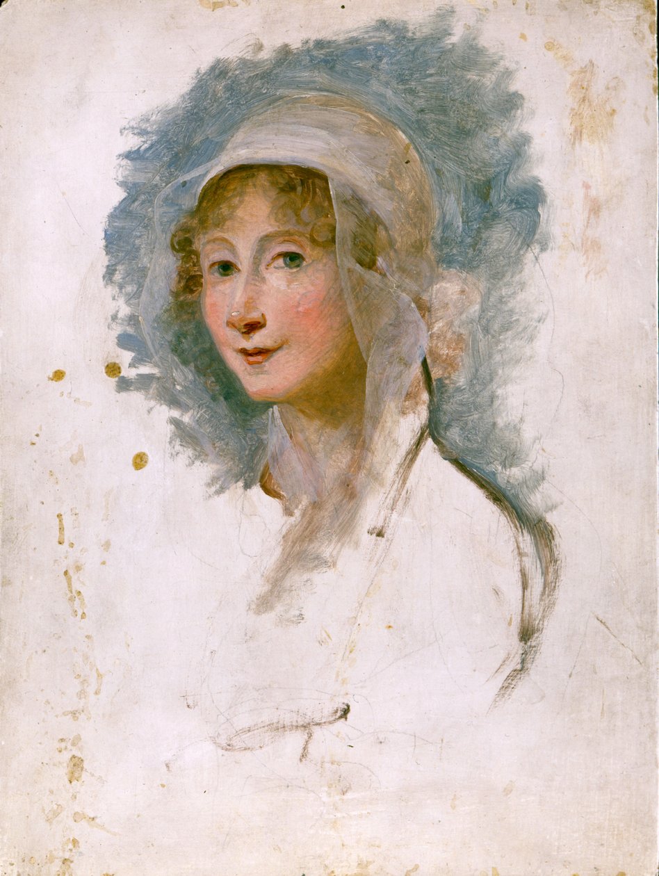 Portrét Giulie Beccaria Manzoni (1762 - 1841), matky Alessandra Manzoniho. Obraz Marie Coswayové (1760 - 1838). Bibl. z Brera, Milán. od Maria Hadfield Cosway