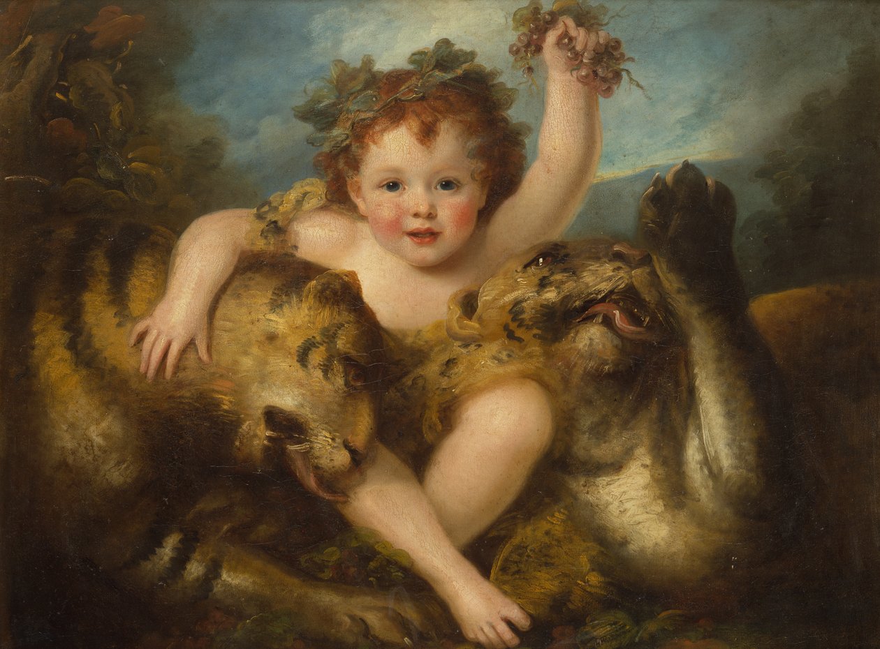 Portrét Hon. George Lamb, jako dítě Bacchus (olej na plátně) od Maria Hadfield Cosway