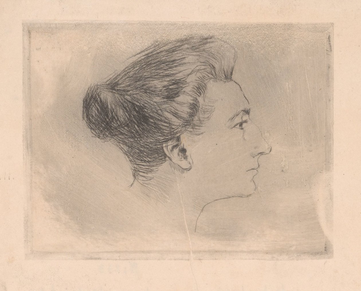 ženská hlava od Maria Hubrecht