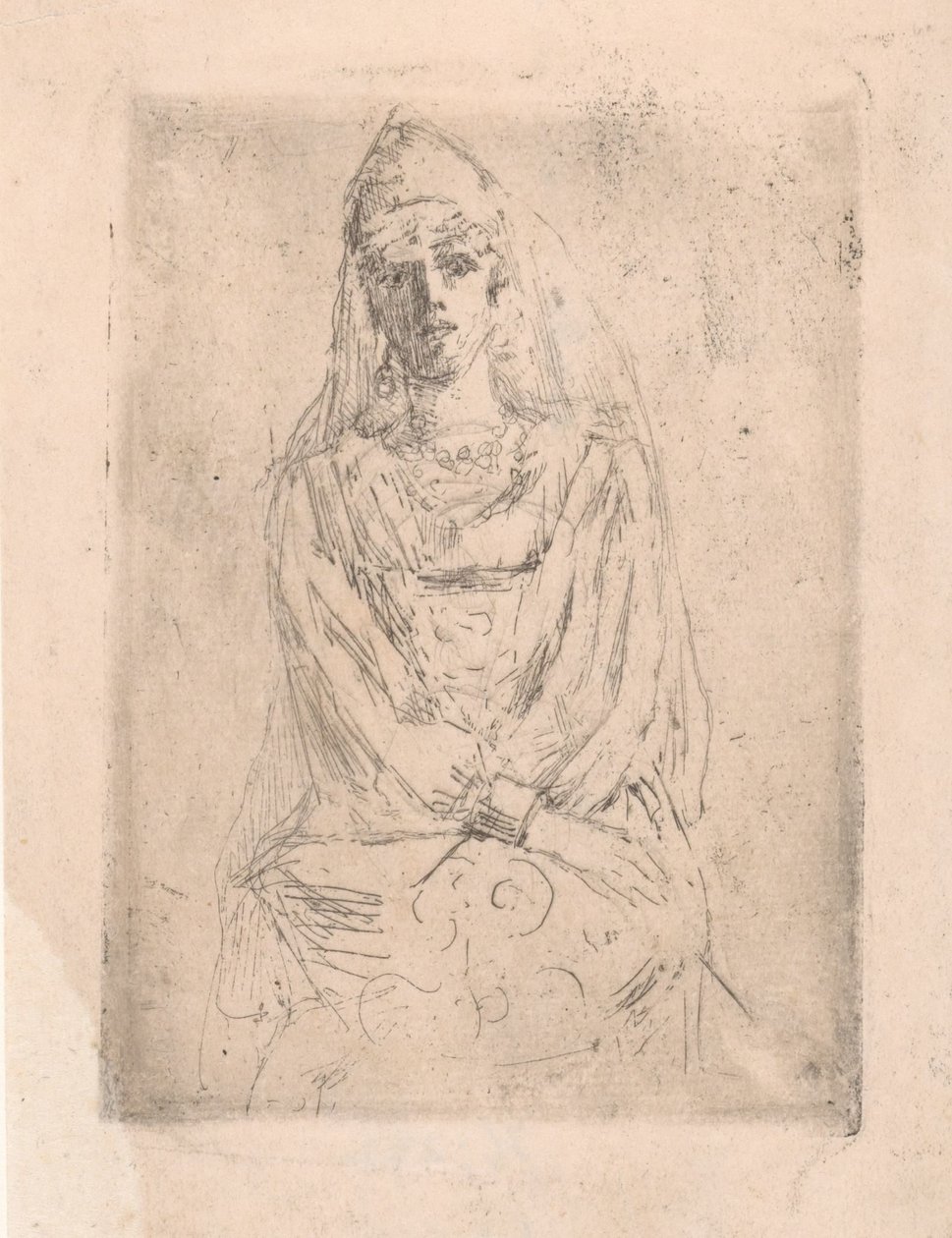 sedící žena od Maria Hubrecht