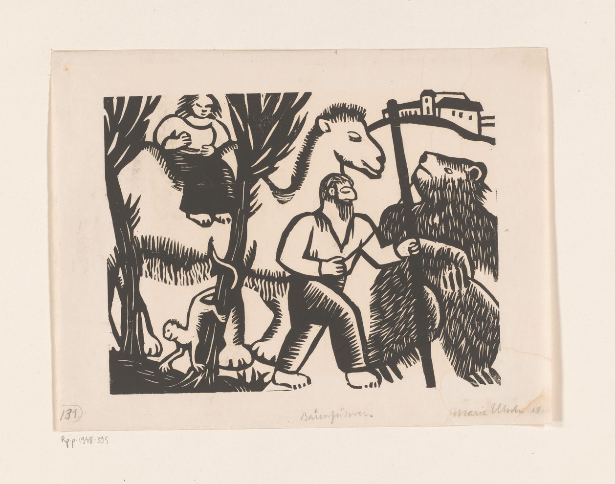 Bärenführer (původní název na objektu) od Maria Uhden (signed by artist)