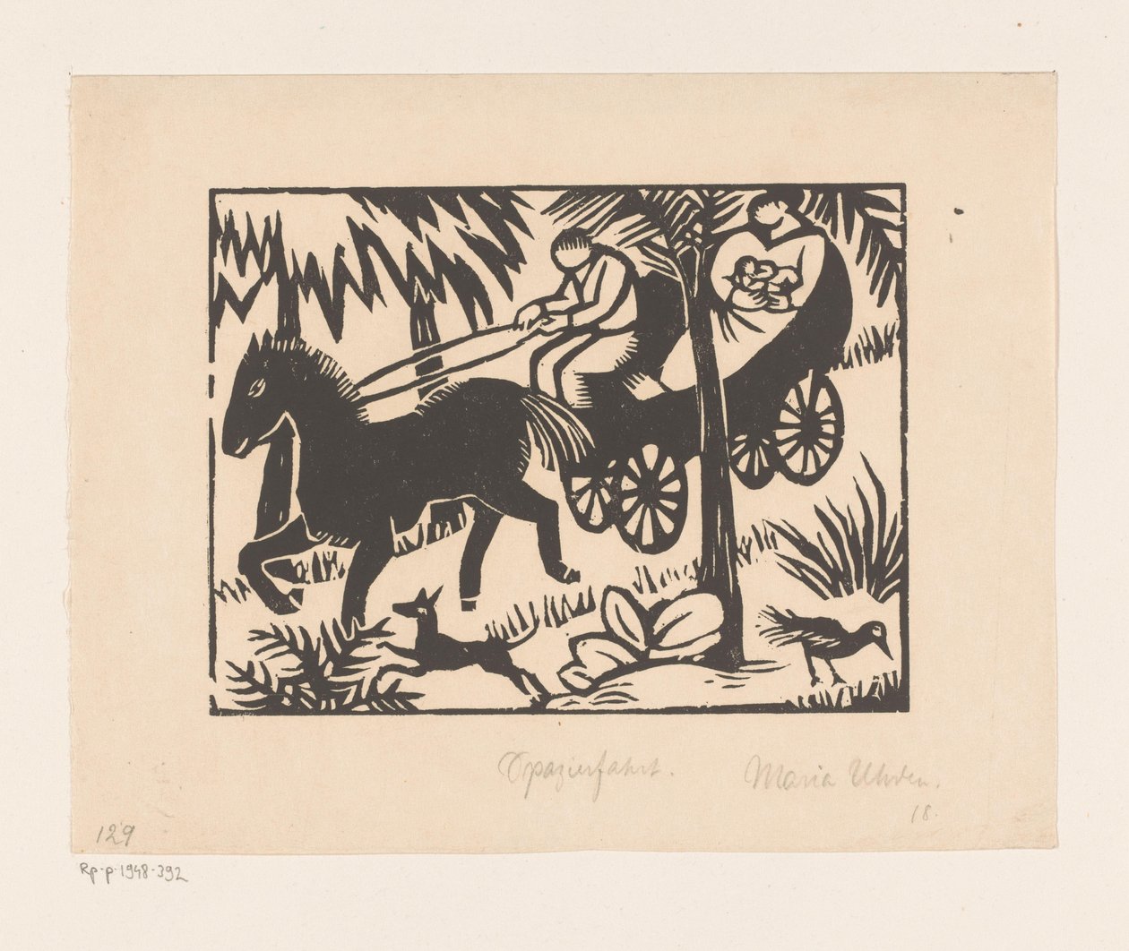 Exkurze (původní název na objektu) od Maria Uhden (signed by artist)
