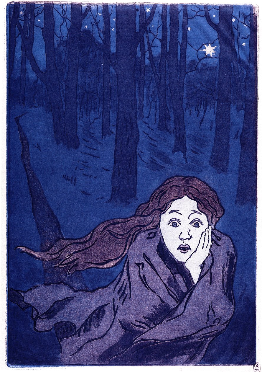 Strach, 1893-1894 od Maria Vasilyevna Yakunchikova