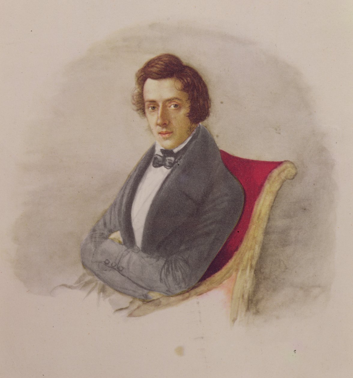 Portrét Frederika Chopina (1810-49) od Maria Wodzinska