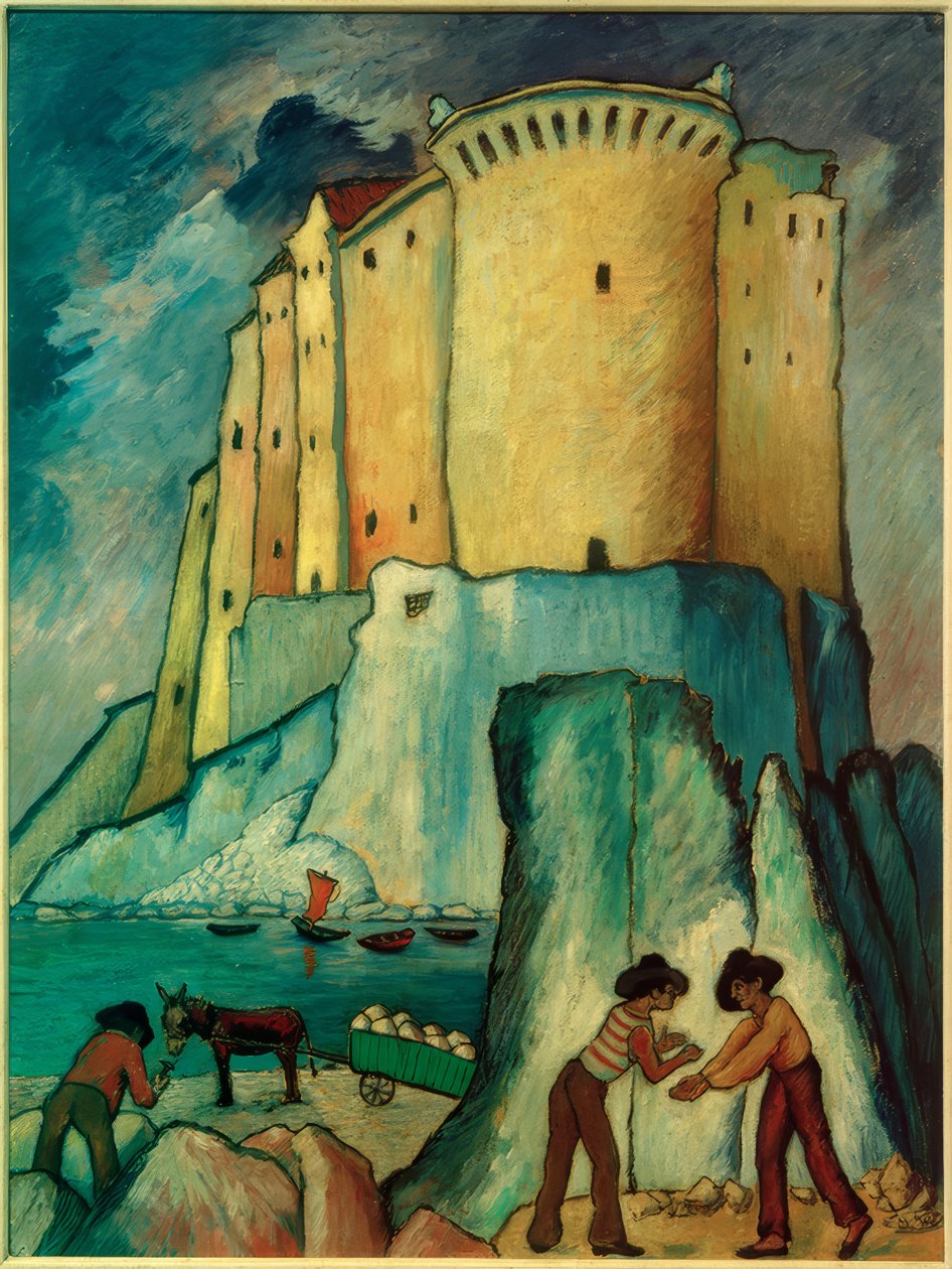 Hrad na Středozemním moři od Marianne von Werefkin