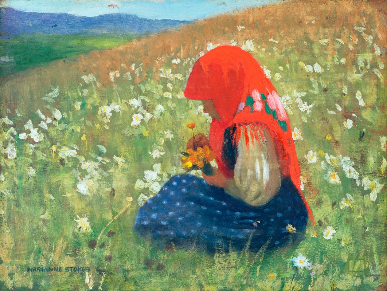 Dívka Tatry, kolem 1905-07 od Marianne Stokes