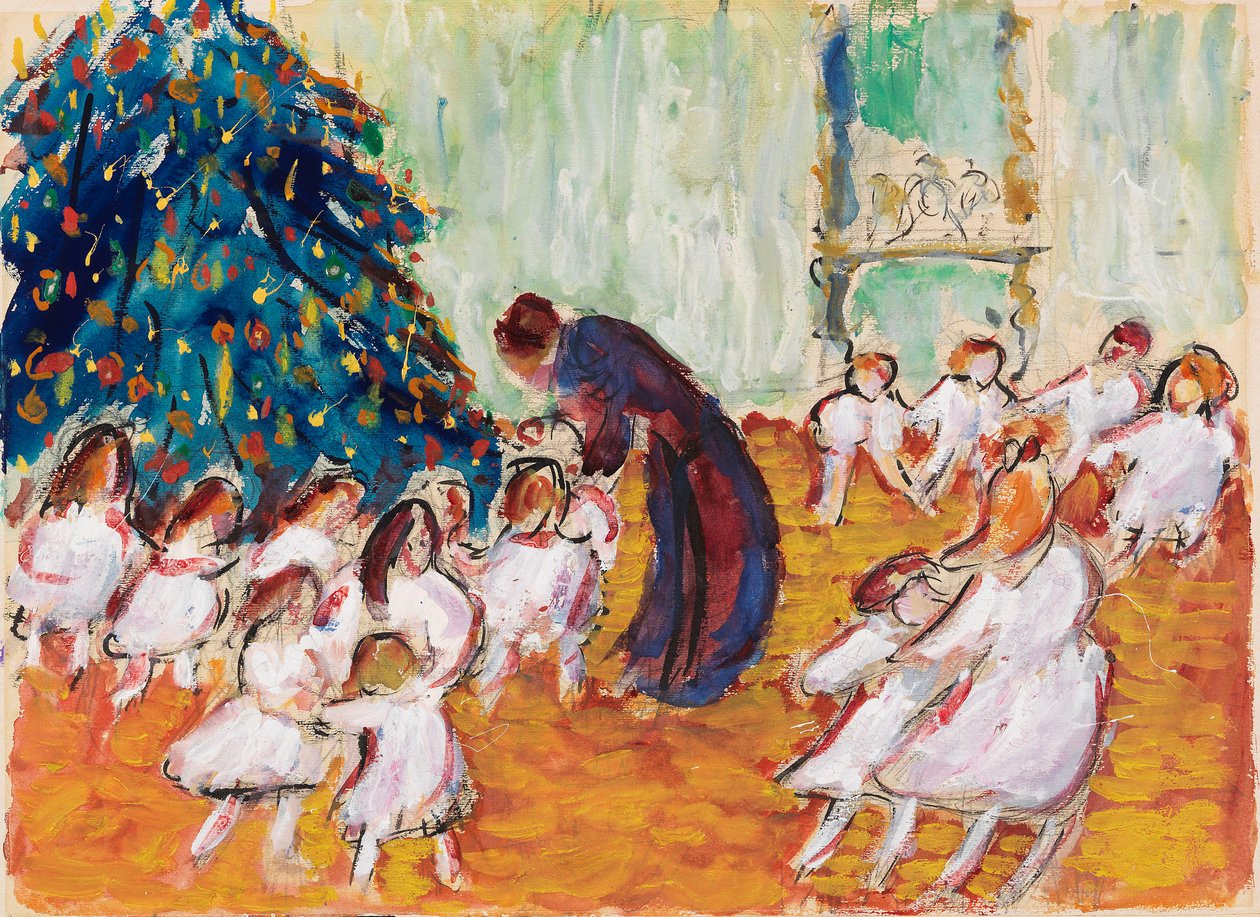 Vánoční strom, 1911. od Marianne von Werefkin