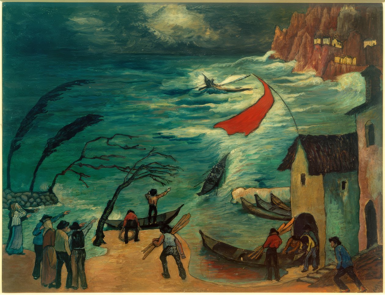 Rybáři v bouři od Marianne von Werefkin