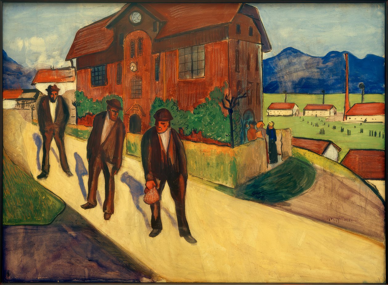 M. v. Werefkin, po práci / obraz, 1909 od Marianne von Werefkin