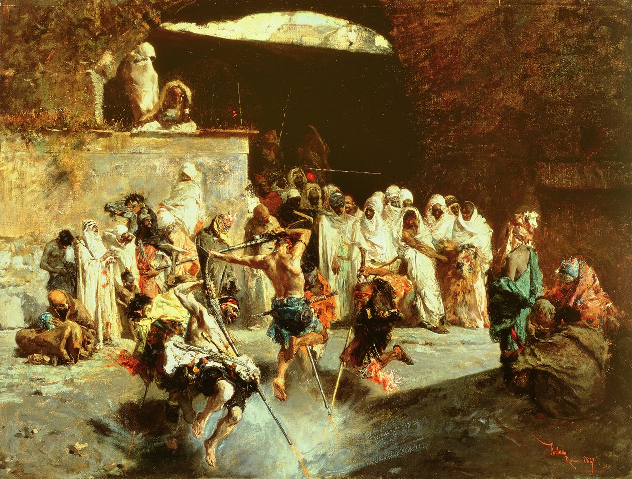 Arabská fantazie, 1866-67 od Mariano José María Bernardo Fortuny y Carbó