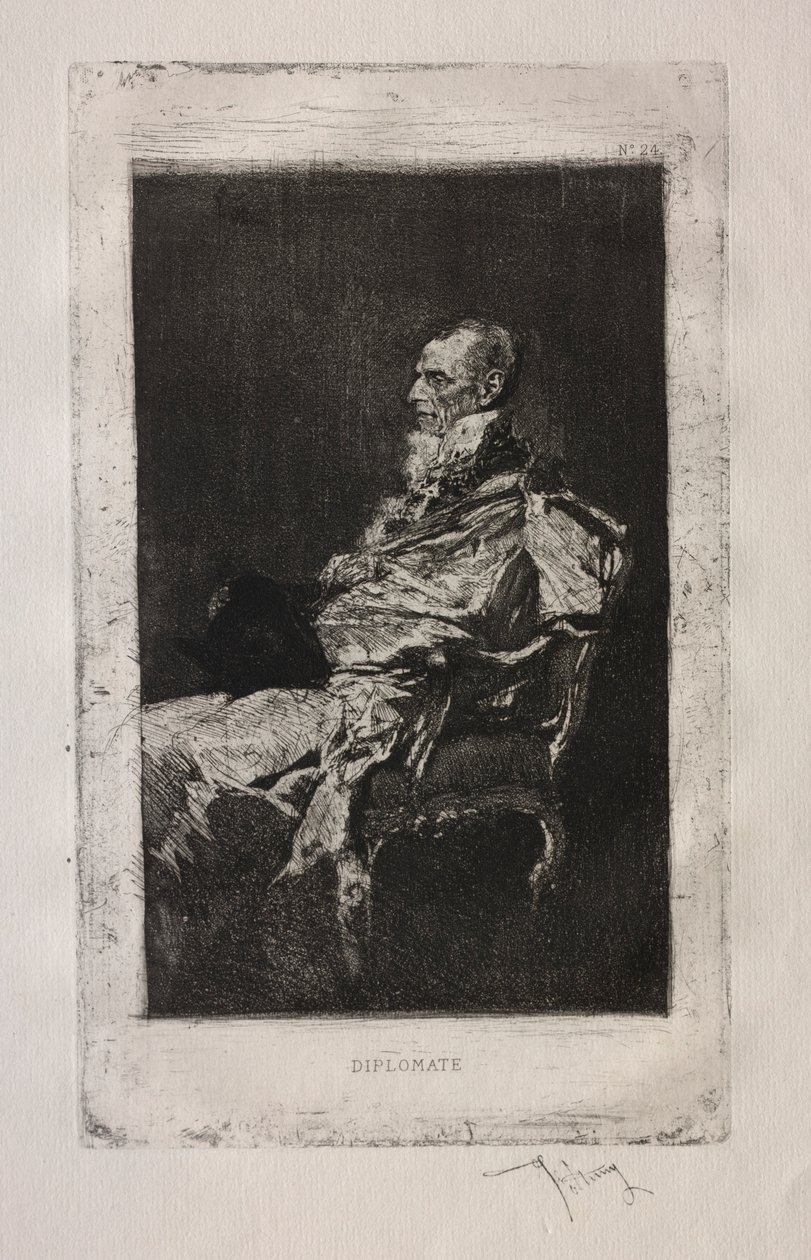 Diplomat od Mariano Fortuny y Marsal