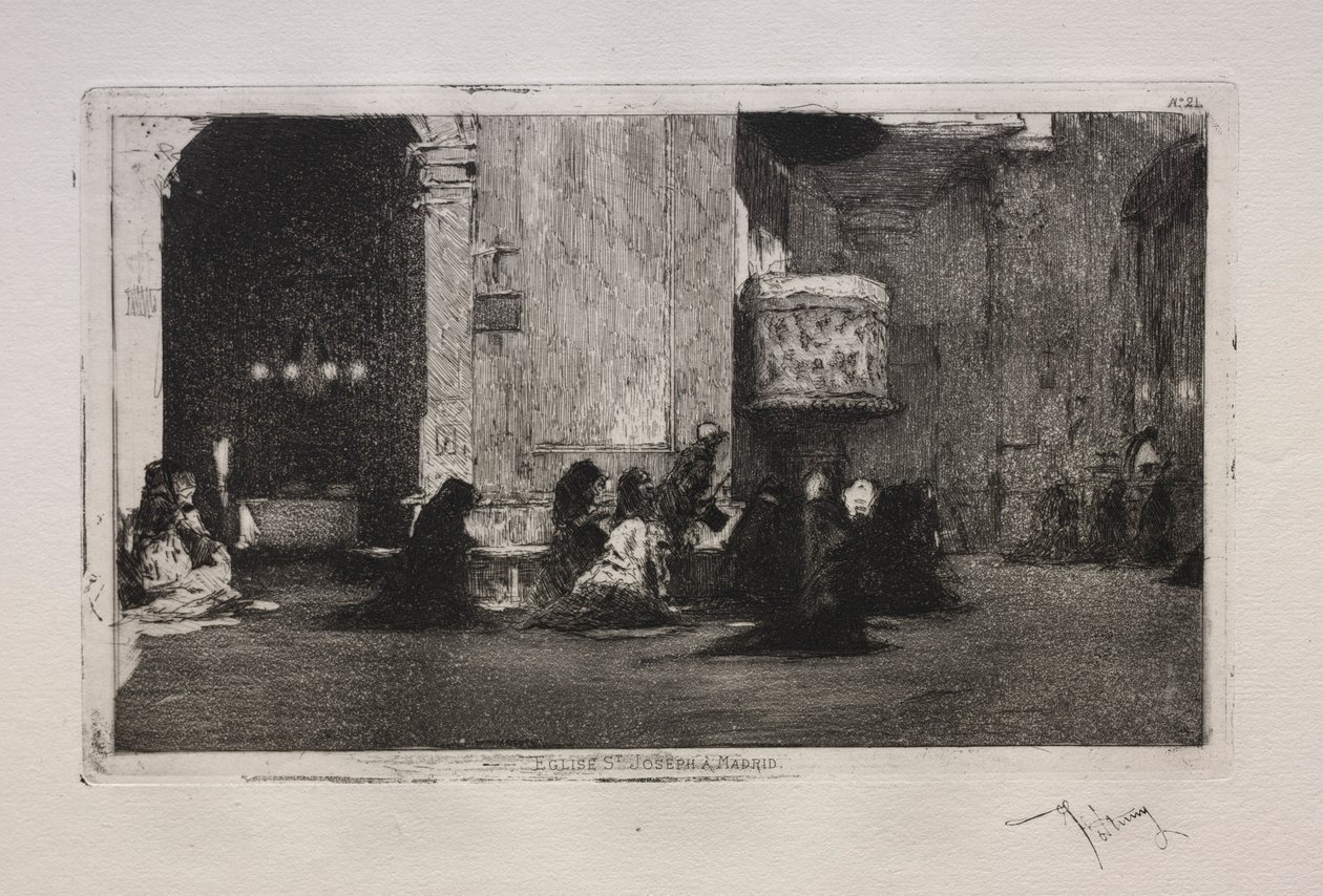 Kostel svatého Josefa, Madrid od Mariano Fortuny y Marsal