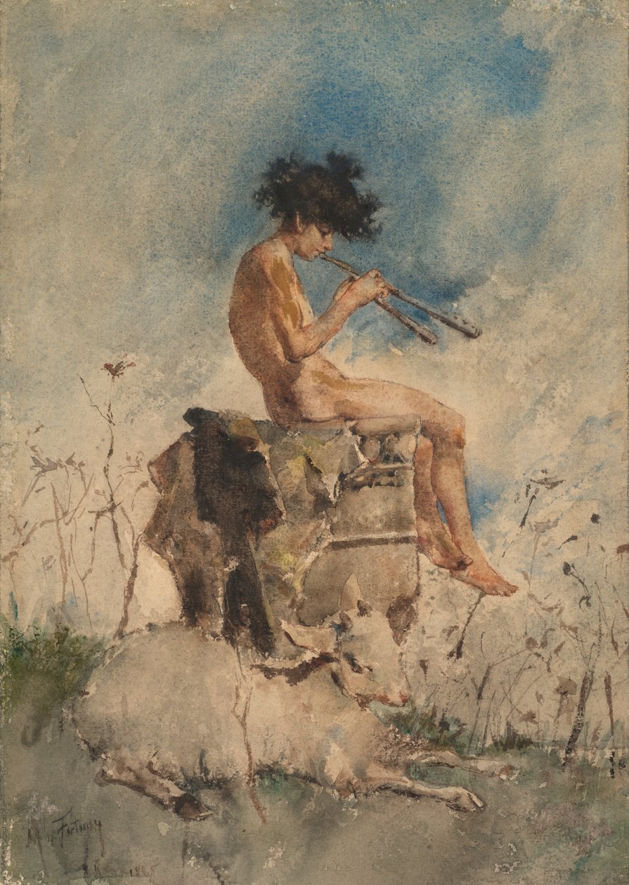 The Pipes of Pan od Mariano Fortuny y Marsal