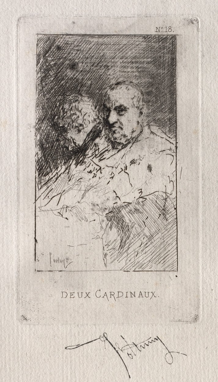 Dva kardinálové od Mariano Fortuny y Marsal