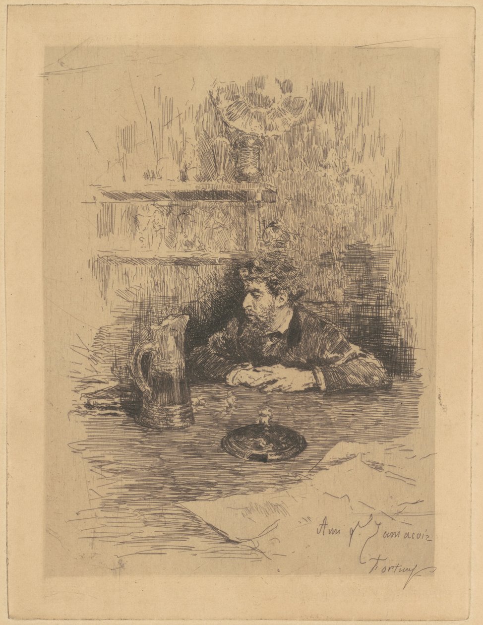 Ami Ed. Zamacois (Eduardo Zamacois a Zabala) od Marià Fortuny