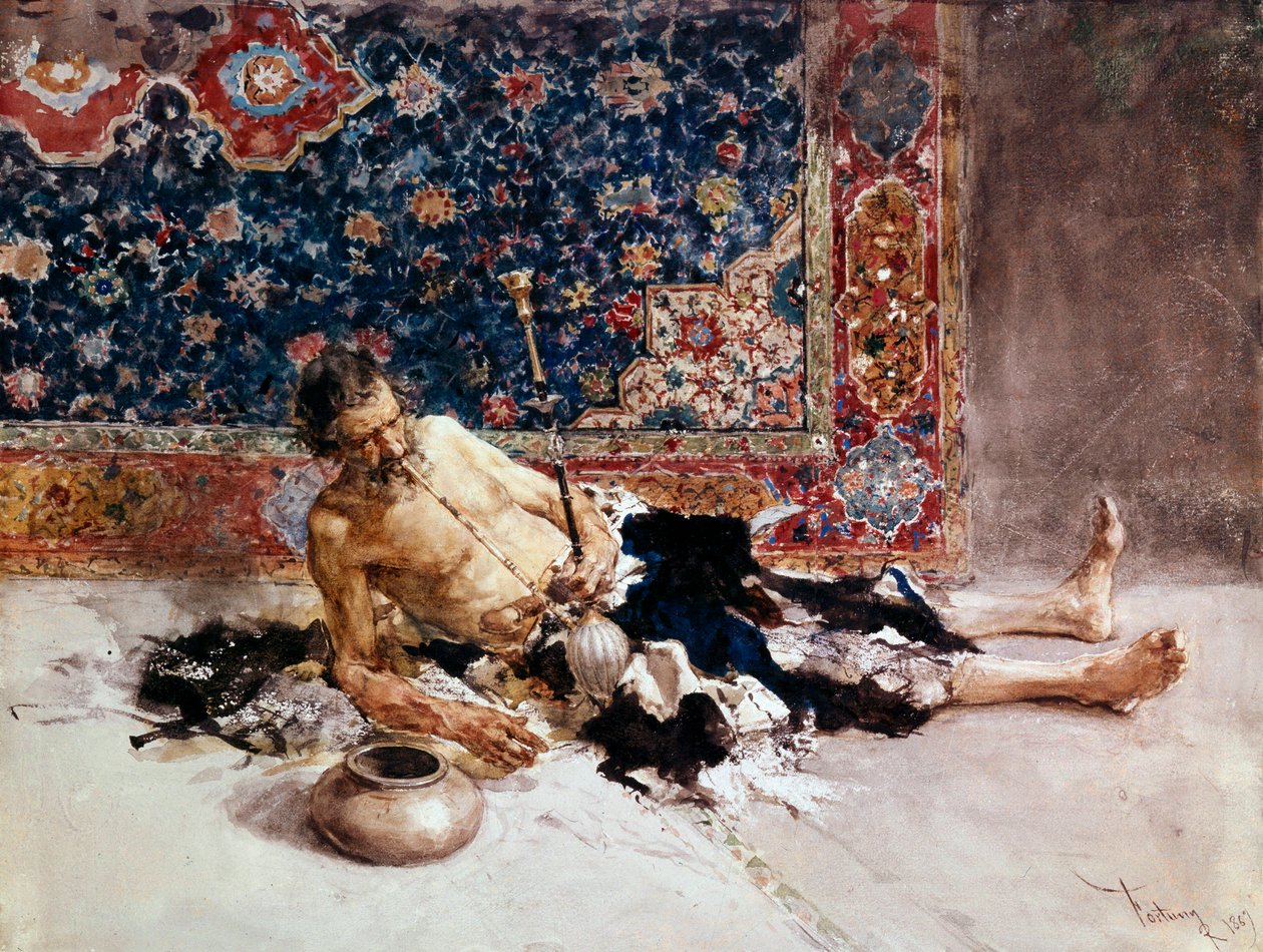 Kuřák opia, 1869. od Marià Fortuny
