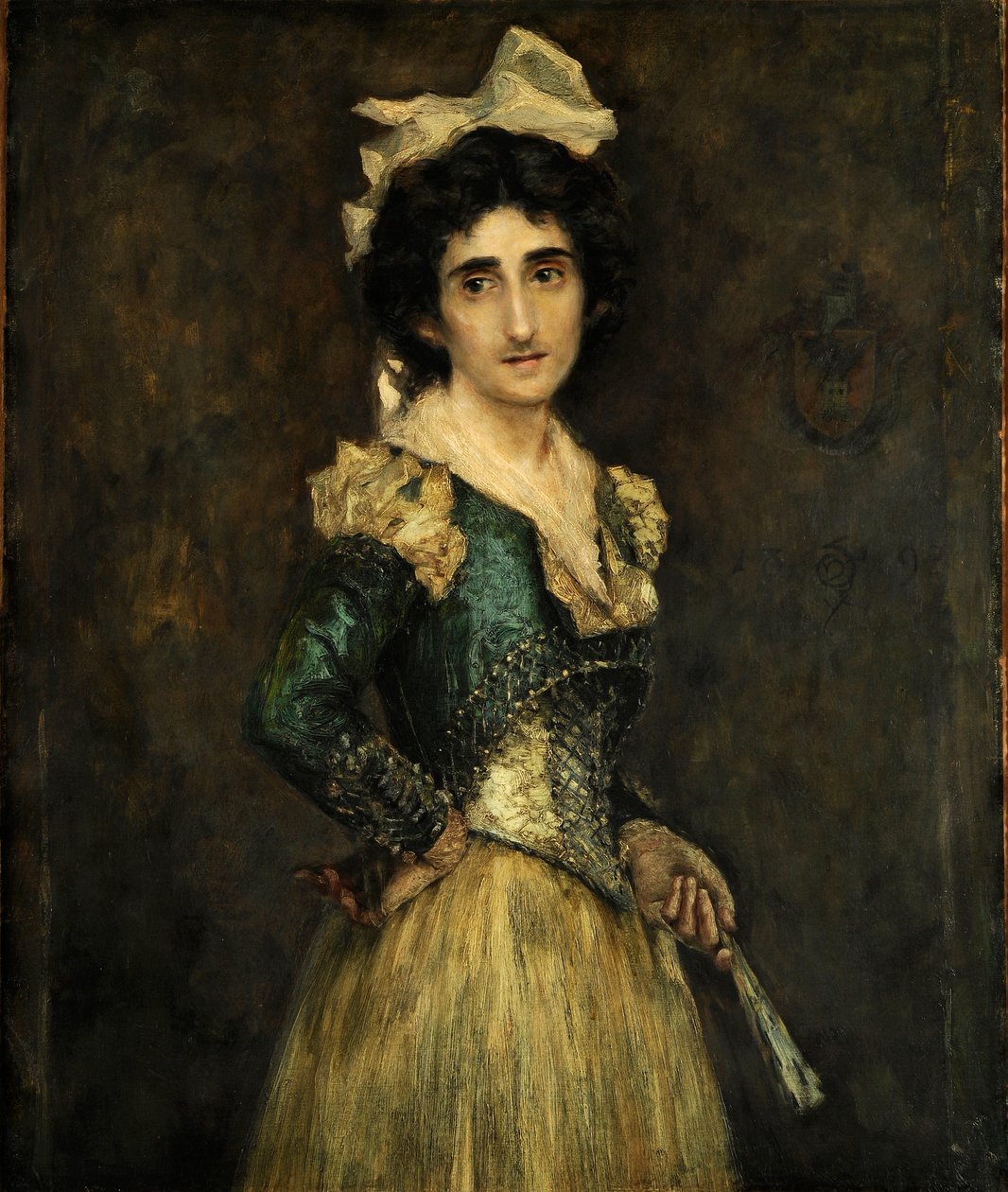 Portrét Marie Luisy Fortuny, 1893. od Marià Fortuny