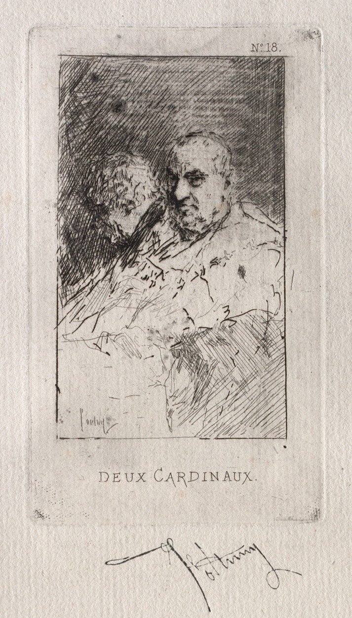 kardinál Deaux. od Mariano José María Bernardo Fortuny y Carbó