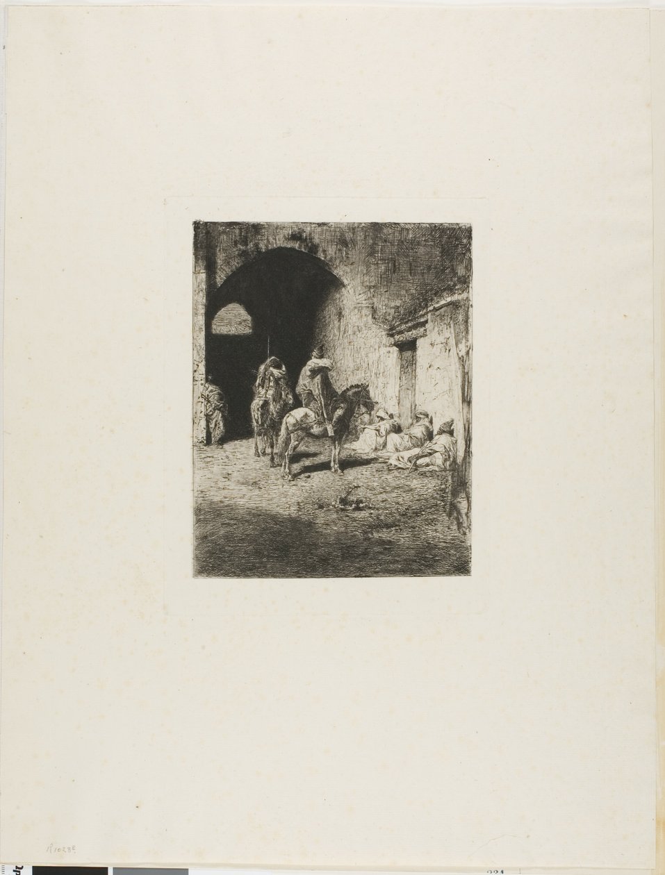 Stráž Casbah v Tetuanu od Mariano Fortuny y Marsal
