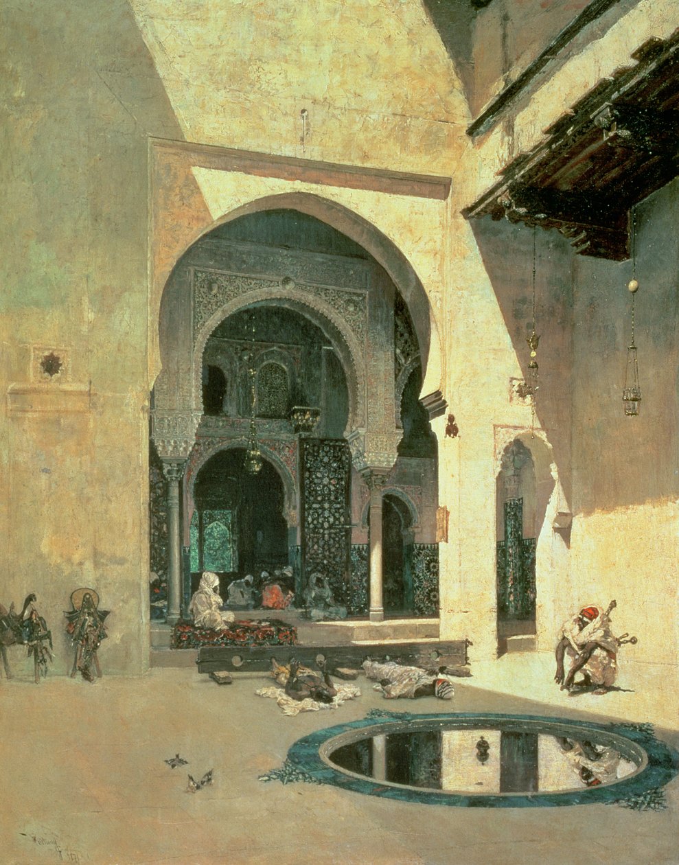 Soud v Alhambře od Mariano José María Bernardo (1838 74) Fortuny y Carbó