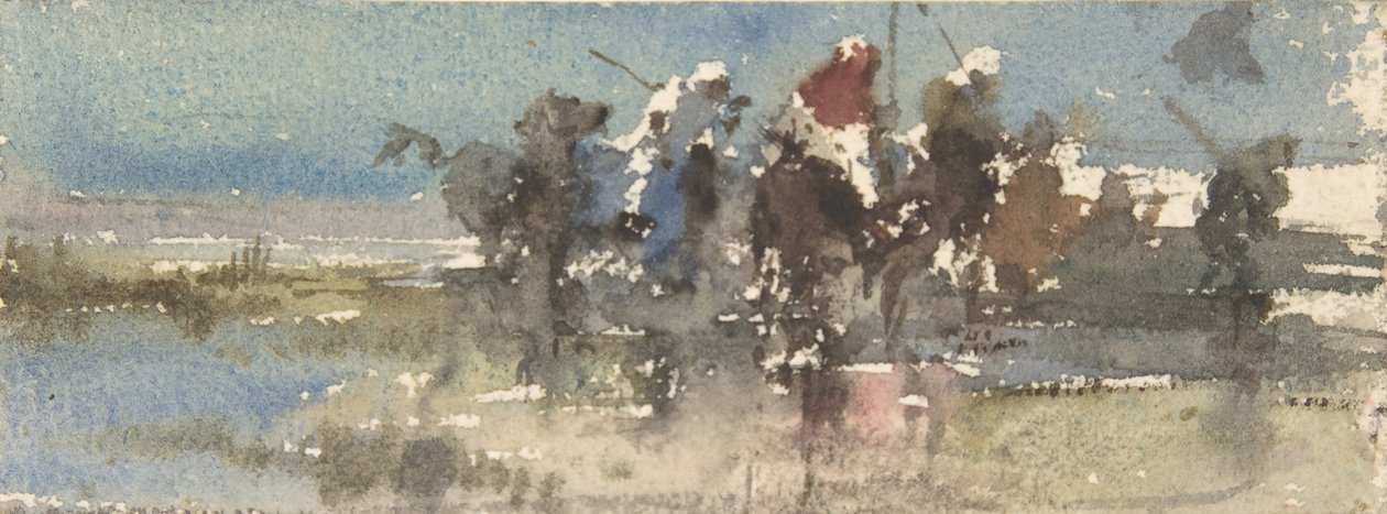 Moors on Horseback, ca. 1854-74. od Mariano José María Bernardo Fortuny y Carbó