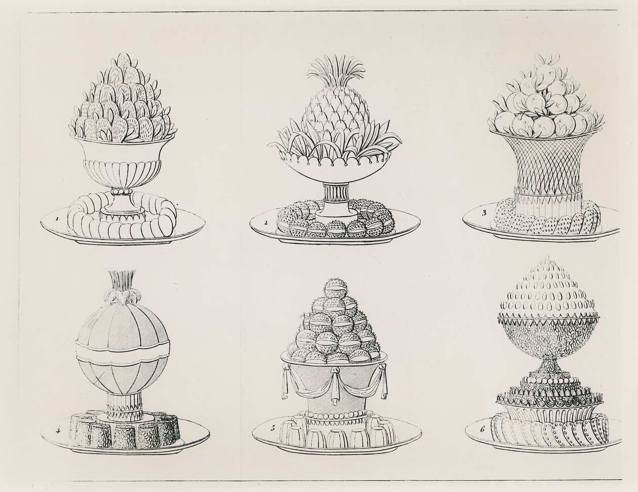 Návrhy Antoine Careme od Marie Antoine Careme