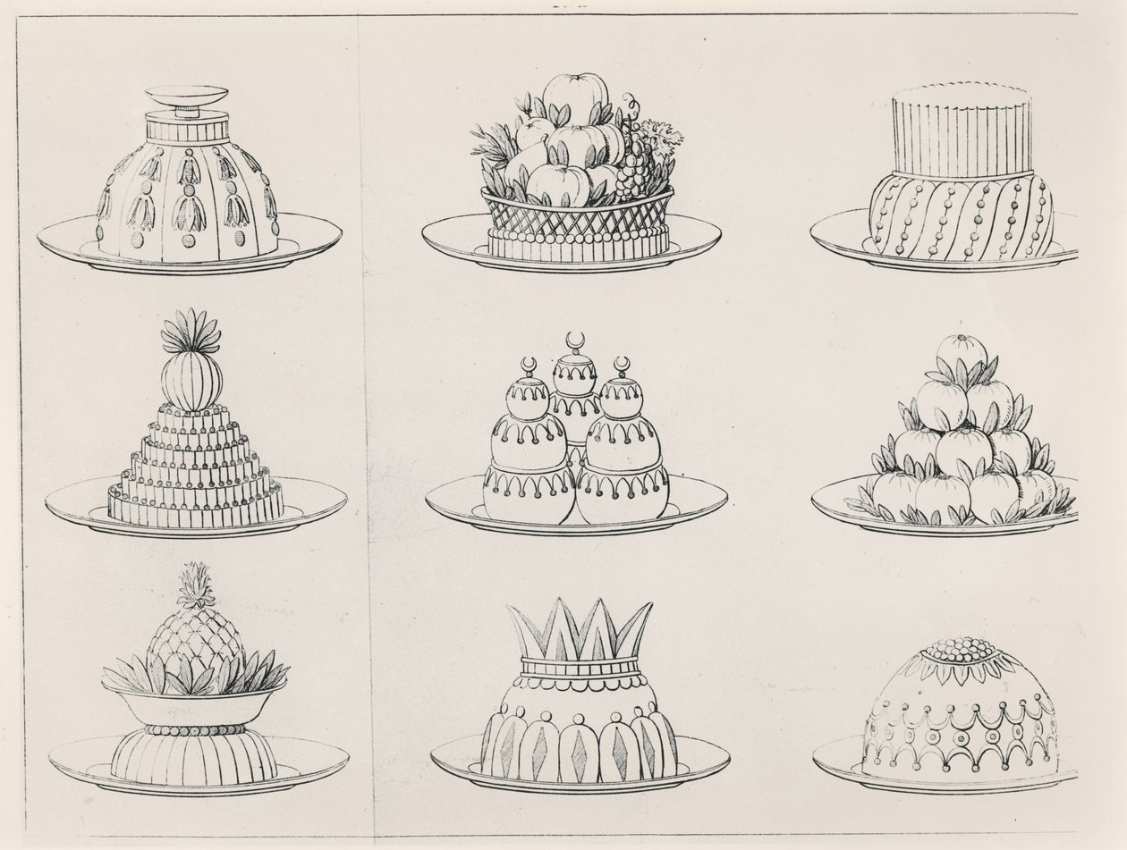 Návrhy Antoine Careme od Marie Antoine Careme