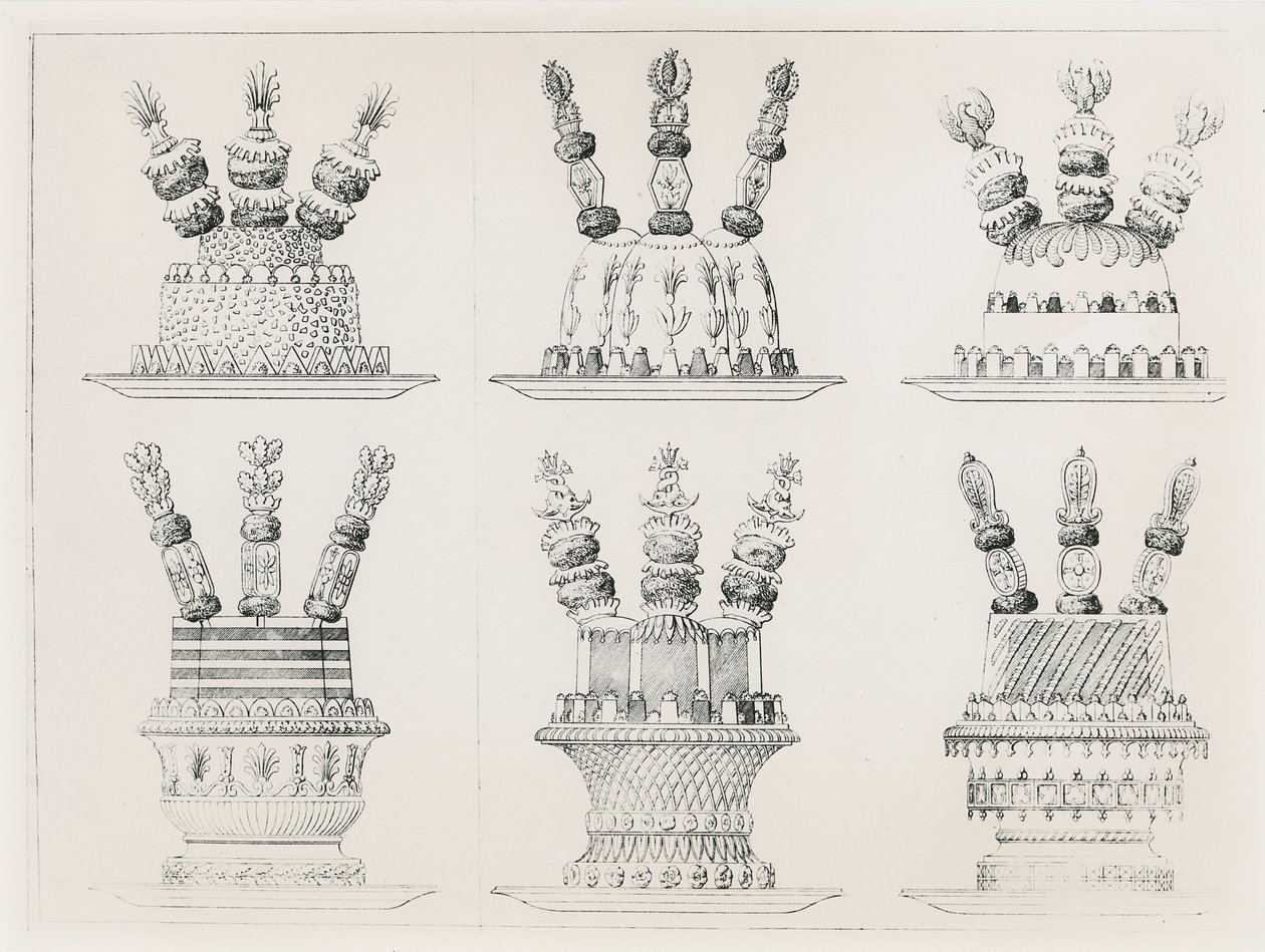 Návrhy Antoine Careme od Marie Antoine Careme
