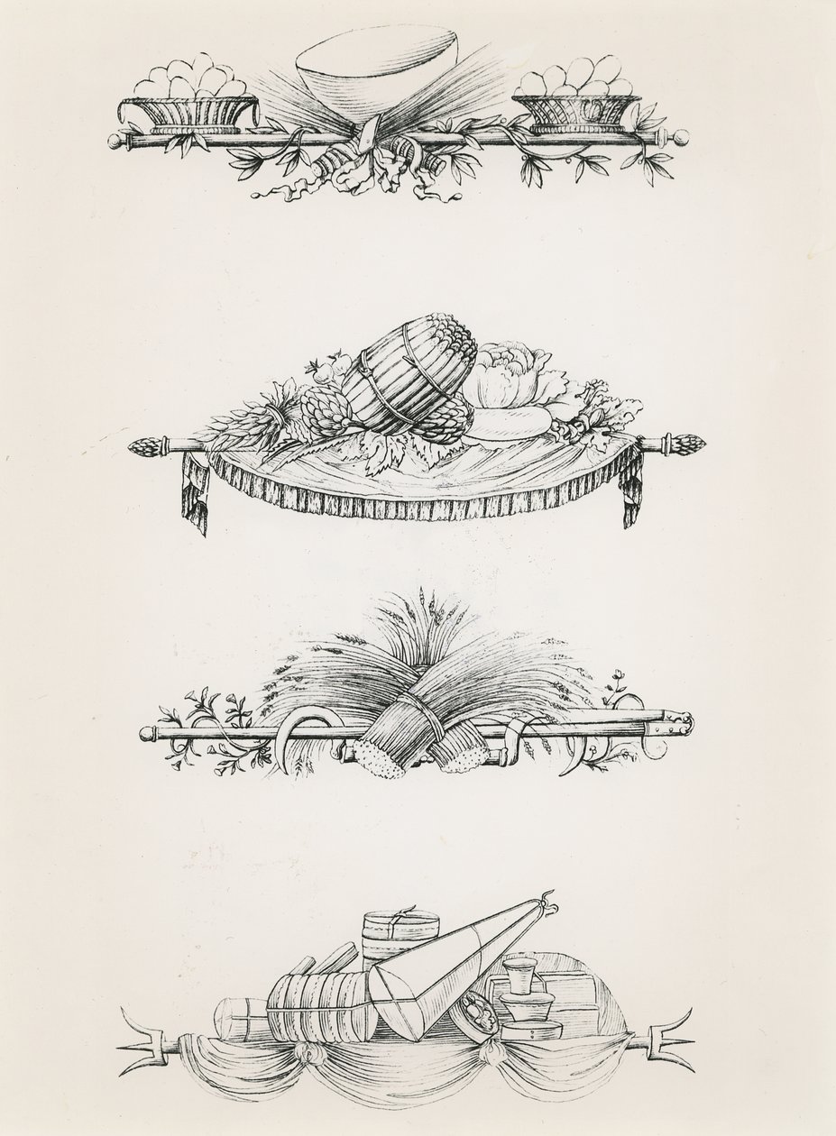 Viněty z kuchařky od Antoine Carême od Marie Antoine Careme
