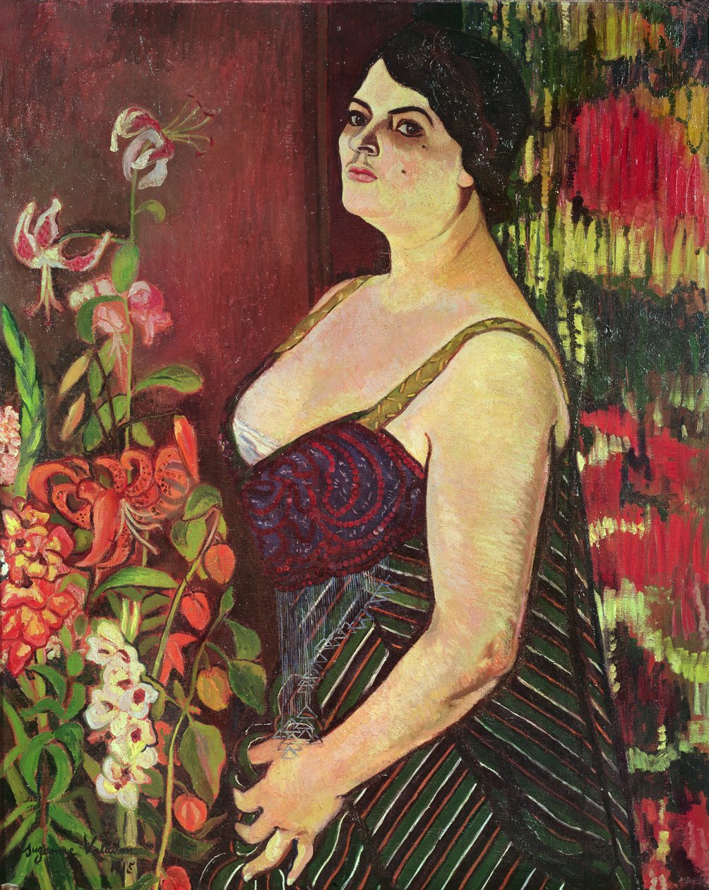 Portrét Madame Coquiot, 1918 od Marie Clementine (Suzanne) Valadon