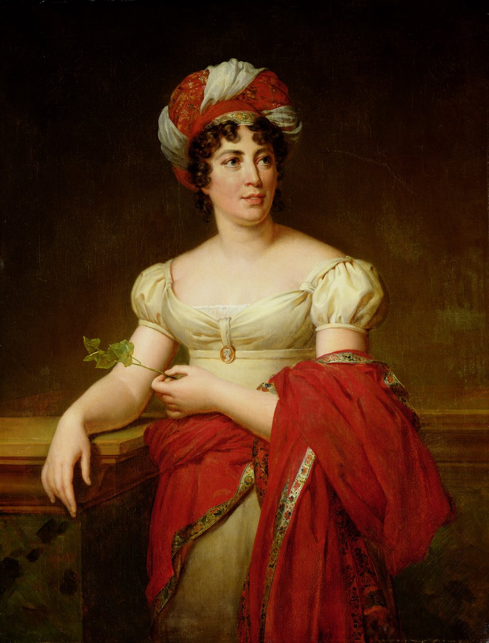 Portrét Madame de Stael, kopie obrazu Francoise Gerarda od Marie Eleonore Godefroid