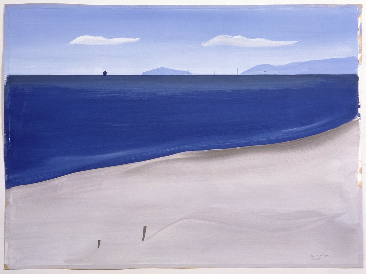 La Plage de Carnon, 1987 od Marie Hugo