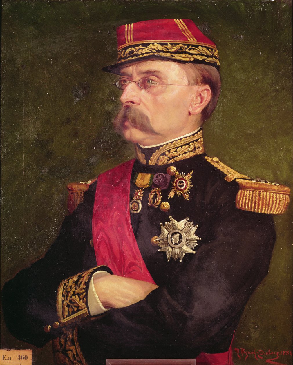 Portrét generála Louise Faidherbeho (1818-89) 1884 od Marie Rignot Dubaux