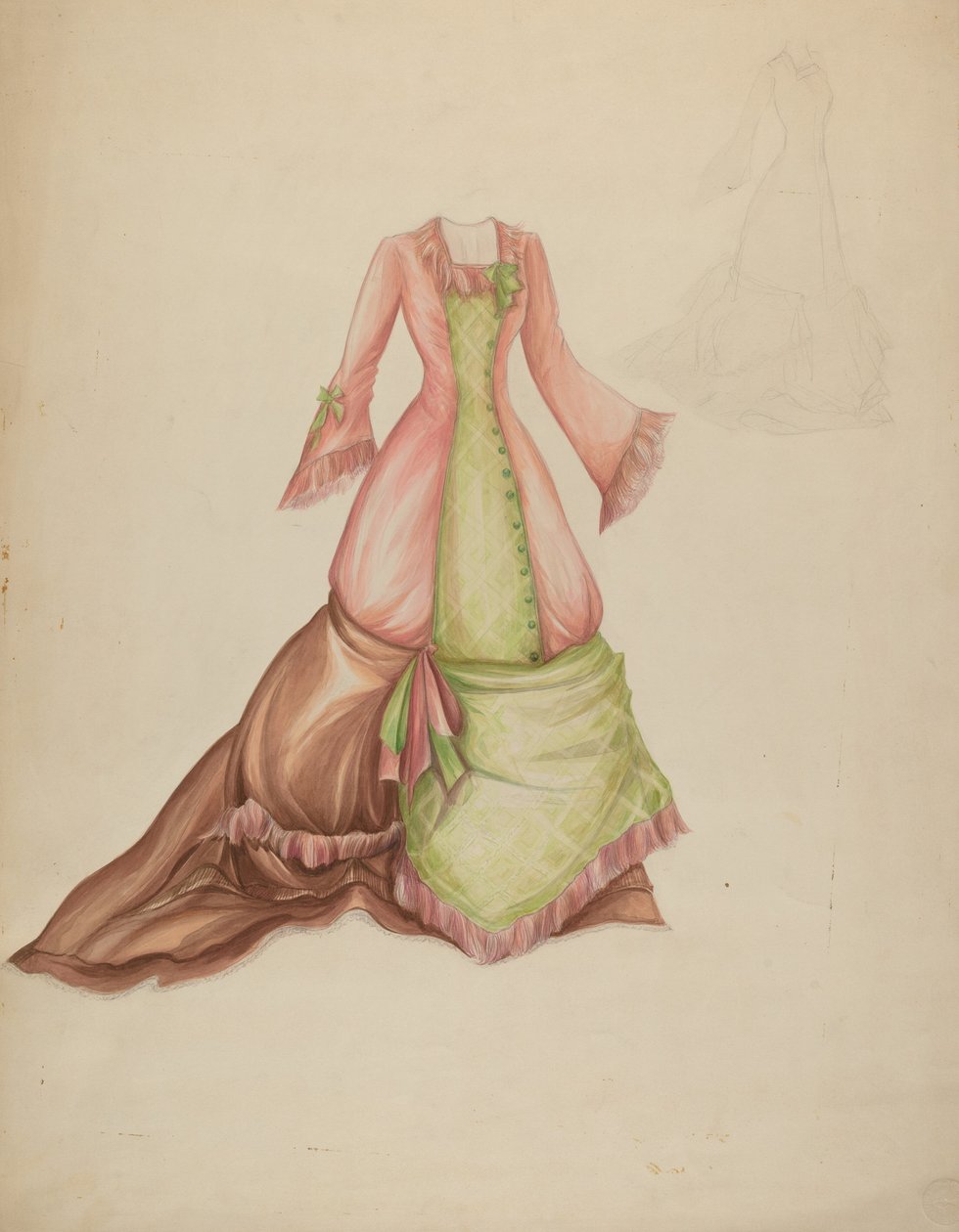 Šaty, c. 1942. od Marie Alain